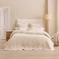 Archie Tufted Macadamia Quilted Coverlet Separates