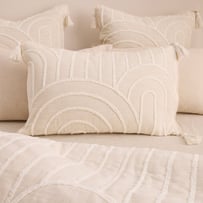 Archie Tufted Macadamia Quilted Pillowcases