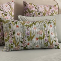 Adeline Floral Sage Quilted Pillowcases