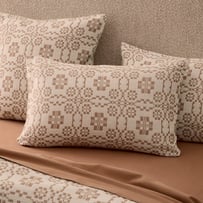 Roma Natural Jacquard Pillowcases