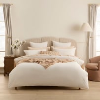 Jersey Pointelle Off White Quilt Cover Set + Separates