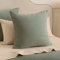 Jersey Pointelle Green Pillowcases