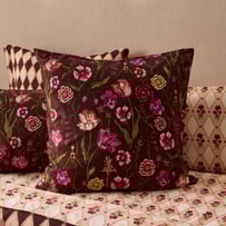 Rosalie Plum Floral Pillowcases