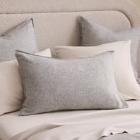 Vintage Washed Linen Salt & Pepper Pillowcase