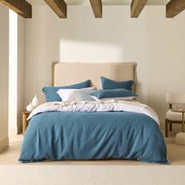 European Collection Reversible Muslin Cool Quilt Cover Separates