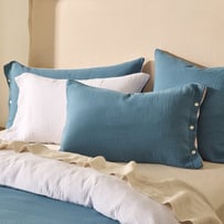 European Collection Reversible Muslin Cool Pillowcases