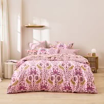 Sweet Dreams Leopard Palm Pink Quilt Cover Set + Separates