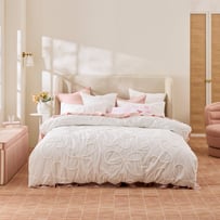 Mia White Tufted Quilt Cover Separates
