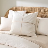 Annika Embroidered White Pillowcases