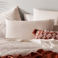 Stonewashed Cotton Silver Pillowcase