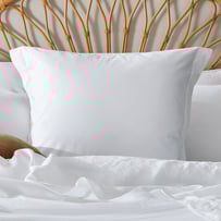 600TC Bamboo Cotton White Pillowcases
