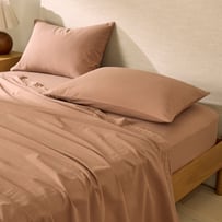 Stonewashed Cotton Fudge Sheet Separates