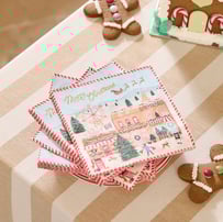 Festive Gingerbread Village Paper Napkin Pack of 40