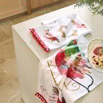 Dashing Dogs Tea Towel Pack of 2