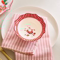 Vintage Christmas Bowl