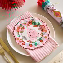 Vintage Christmas Plate