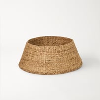 Woven Natural Christmas Tree Skirt