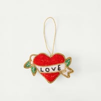 Embroidered Love Decoration