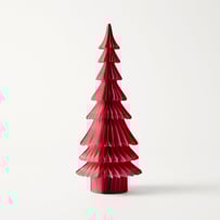 Honeycomb Paper Red & Pink Large Tree