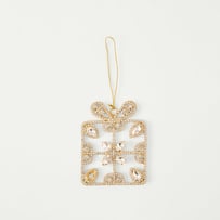Crystal Jewel Gold Present Decoration