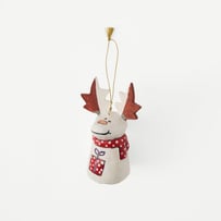 Papier Mache Reindeer Decoration