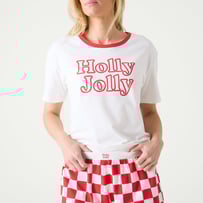 Women's Holly Jolly Red Short Pyjama Set
