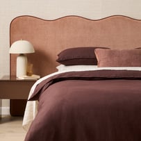 Nina Rosewood & Umber Wide Bedhead