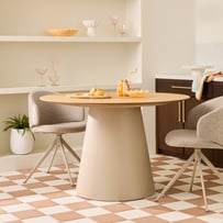 Kiel Oak & Dune Dining Table