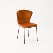 Viggo Copper Velvet Dining Chair Set of 2