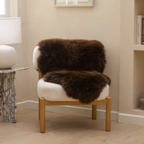 Chocolate Single Sheepskin