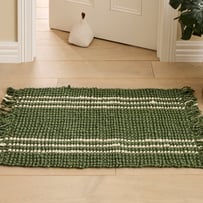 Forest Chunky Jute Stripe Indoor Mat