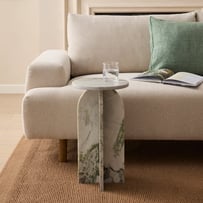  Green Onyx Marble Drinks Table