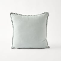 Belgian Duck Egg Vintage Washed Linen Cushion