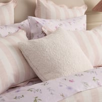 Noah White Boucle Cushion