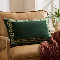 Stella Green Velvet Cushion