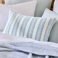 Bellarine Seamist Stripe Cushion