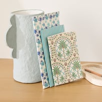 Green Palms Handmade Notebook Set