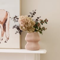 Alma Dusty Pink Wide Vase