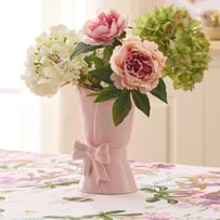 Bow Pink Tall Vase