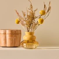 Genie Yellow Small Vase
