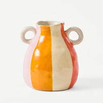 Tuscany Pink & Orange Vase