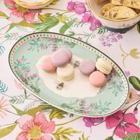 Bee Green Oval Platter