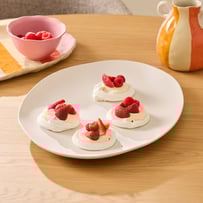 Catalina Ivory Bamboo Oval Platter