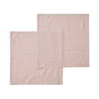 Sadie Dusty Pink Gingham Napkins Pack 2