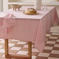 Seville Stripe Watermelon Tablecloth	