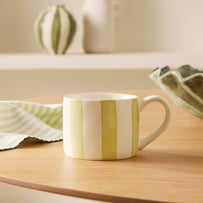 Stripe Lemongrass Mug