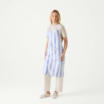 Ava Blue & White Stripe Apron