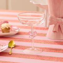Bow Pink Coupe Pack of 2	