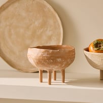 Laguna Terracotta Footed Bowl