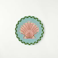 Sealife Beaded Shell Placemat